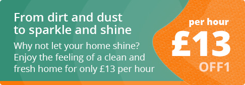Only £13 per hour for a Sparkling Clean Home
